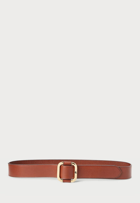 Lauren Ralph Lauren Women’s Brown Slide Buckle Leather Belt | Lauren Ralph Lauren In Lebanon