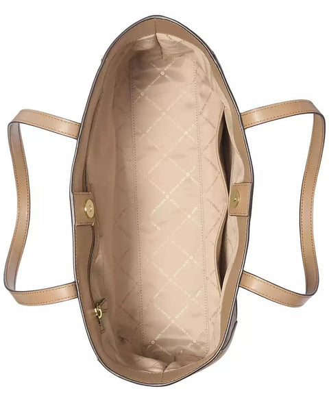 Michael Kors Women's Light Brown Sallie Logo Large East West Tote Bag | Michael Kors In Lebanon