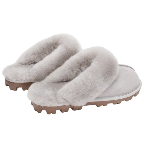 Kirkland Signature Women's Grey Ladies Shearling Slipper | Kirkland Signature In Lebanon