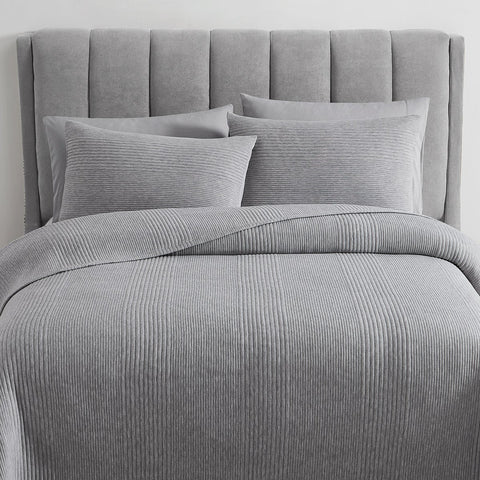 Brooklyn Loom Grey King Size Mattress Pad Set 5pcs | Brooklyn Loom In Lebanon