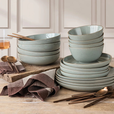 Over & Back Light Green  Sage 16pcs Dinnerware Set | Over & Back In Lebanon