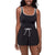 Penbrooke Women's Black Sport Swimsuit