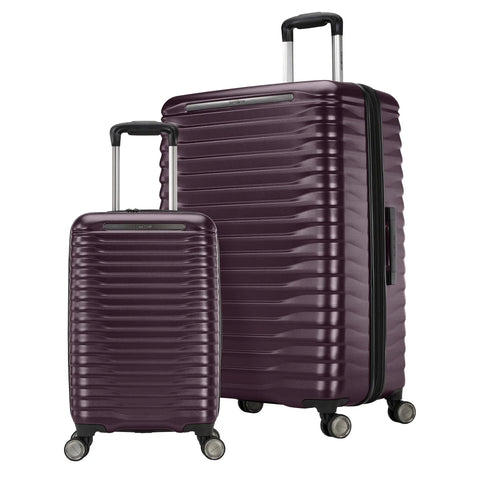 Samsonite Blackstone Plum Expandable Spinner 2 Piece Luggage | Samsonite In Lebanon