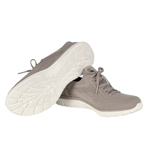 Skechers Women's Greige Virtue Swift Fit Hands Free Sneakers | Skechers In Lebanon
