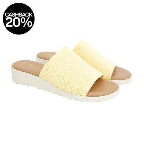 Kensie Women's Yellow Ellie Flexible Outsole Padded Slippers | Kensie In Lebanon