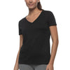 TurboDry Women's Black Performance V-Neck T-Shirt