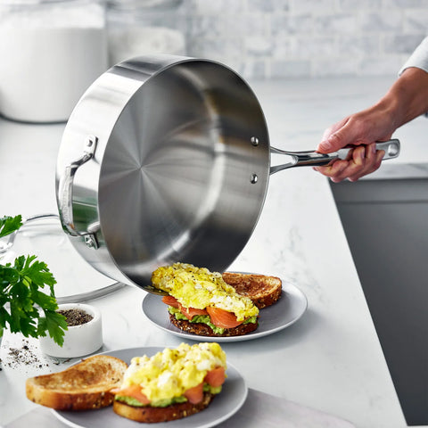 GreenPan Superior 5-quart Stainless Steel Pan With Lid | GreenPan In Lebanon