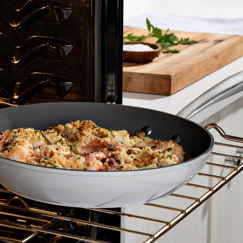 T-Fal White Ceramic Non-Stick Frypan Set 3-piece | T-Fal In Lebanon