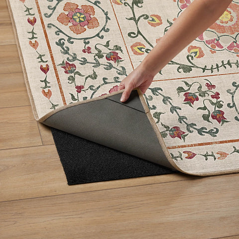 Ruggable Multicolor Flat Woven Washable Area Suzani Rug 2,4m x 3m |Ruggable In Lebanon