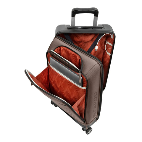 Ricardo Brown & Black Hybrid Carry-On | Ricardo In Lebanon