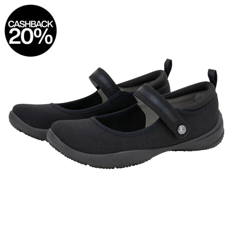 JSport Women's Black Melody Mary Jane Flat Shoes | JSport In Lebanon