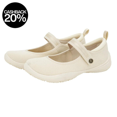 JSport Women's Beige Melody Mary Jane Flat Shoes | JSport In Lebanon