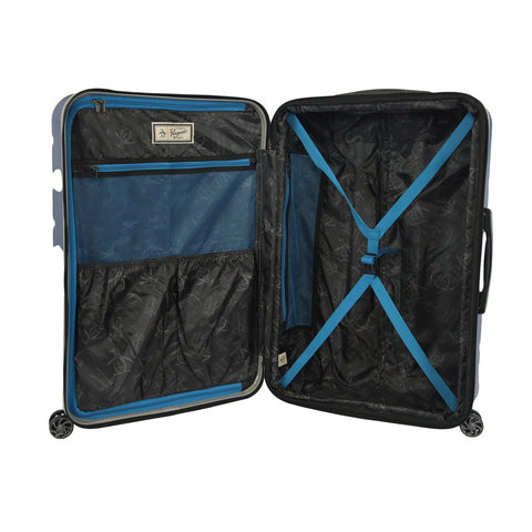 Original Penguin Metallic Blue 3-Pieces Hardside Expandable Luggage Set | Original Penguin In Lebanon