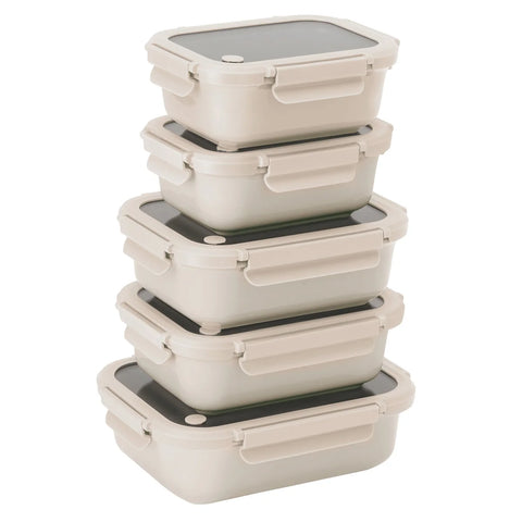 Safdie Ceramic White Food Storage Set 5-piece|Safdie In Lebanon