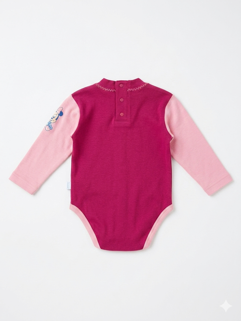 Disney Baby Girl's Fuchsia Bodysuit | Disney In Lebanon