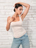 Sinsay Women's Beige Slim Fit Tang Top | Sinsay In Lebanon