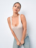Sinsay Women's Beige Slim Fit Tang Top | Sinsay In Lebanon
