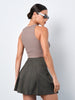 Sinsay Women's Brown Striped Crop Top | Sinsay In Lebanon