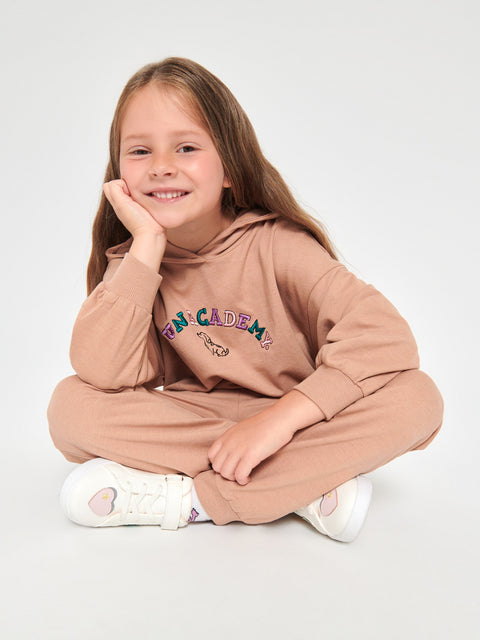 Sinsay Girl's Coffee Brown Sweatpants | Sinsay In Lebanon
