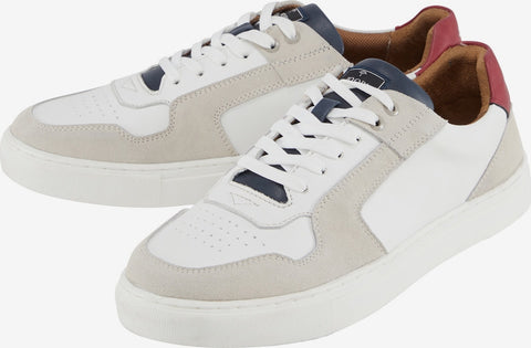 Joop Men's White & Beige Retron Coralie Se Xd6 Sneaker | Joop In Lebanon