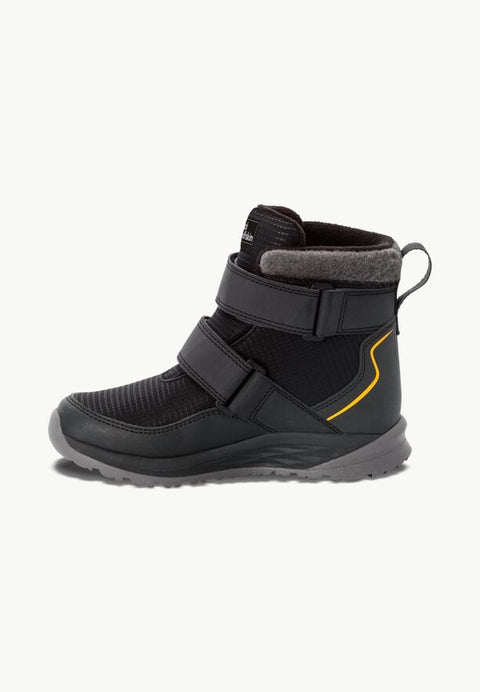 Jack Wolfskin Boy's Black Polar Bear Texapore Mid VC K Boots |Jack Wolfskin in Lebanon