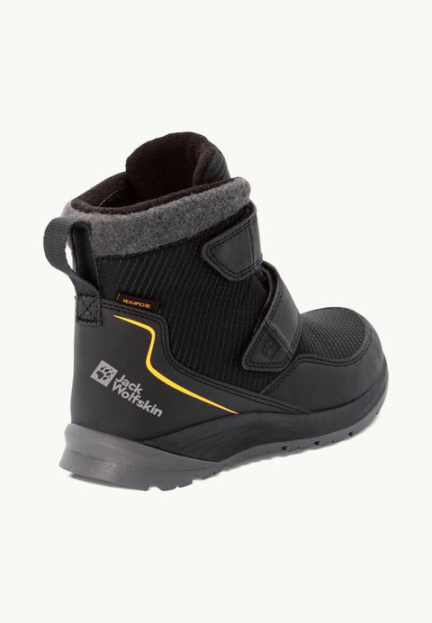 Jack Wolfskin Boy's Black Polar Bear Texapore Mid VC K Boots |Jack Wolfskin in Lebanon