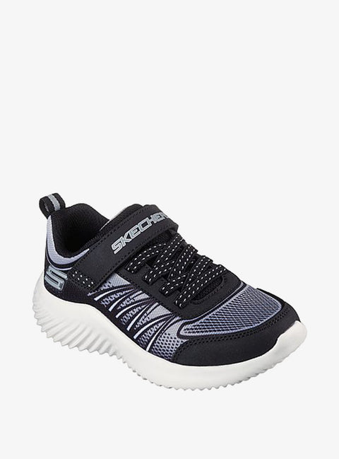 Skechers Kids Black & Sliver Bounder Zatic Sneakers | Skechers In Lebanon