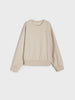Sinsay Girl's Beige Basic Round Neck Sweatshirt | Sinsay In Lebanon