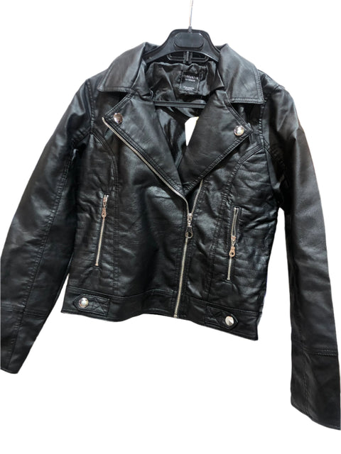 Terranova Girl's Black Leather Jacket |Terranova  in Lebanon