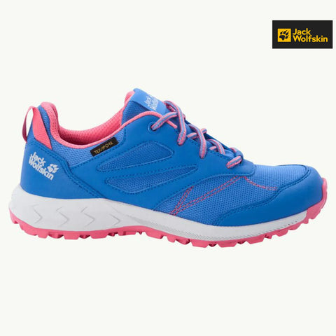 Jack Wolfskin Girl's Blue Woodland Texapore Low K Sneakers |Jack Wolfskin in Lebanon