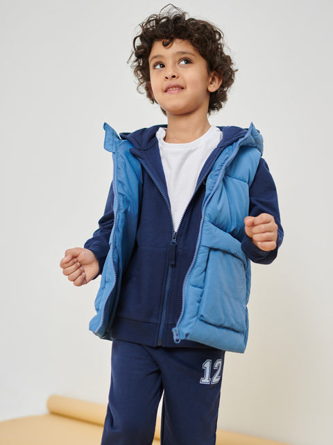 Sinsay Boy's Blue Quilted Vest | Sinsay In Lebanon