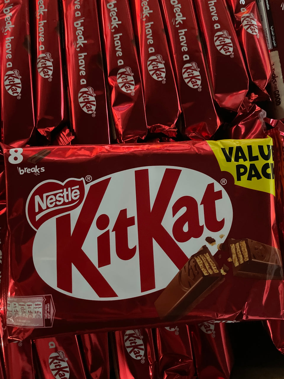 Nestle kitkat Value pack 8 Breaks *17.7g|nestle In Lebanon