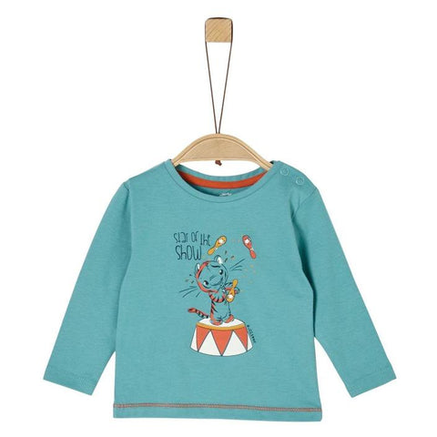 S.Oliver Baby Boy's Mint Long-Sleeve Blouse |S.Oliver in Lebanon