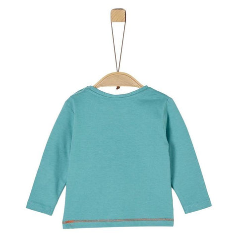 S.Oliver Baby Boy's Mint Long-Sleeve Blouse |S.Oliver in Lebanon