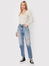 Lee Women's Off White Henley Long Sleeves Blouse | Lee In Lebanon