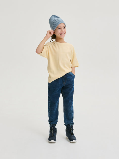 Reserved Boy's Navy Stretchy Jogger Jeans | Reserved In Lebanon