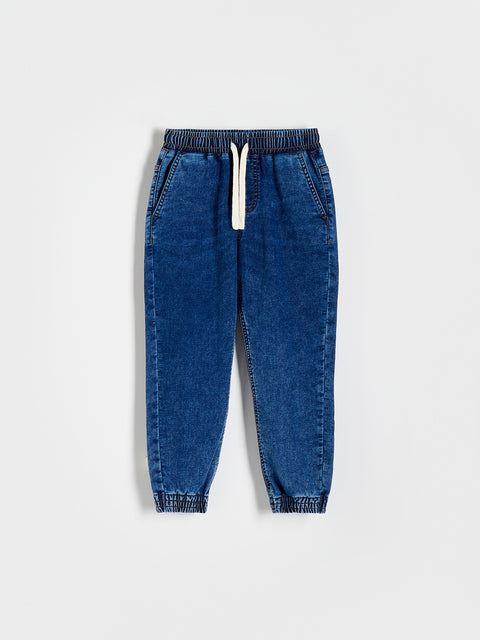 Reserved Boy's Navy Stretchy Jogger Jeans | Reserved In Lebanon