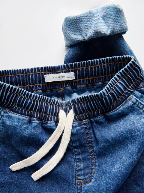 Reserved Boy's Navy Stretchy Jogger Jeans | Reserved In Lebanon