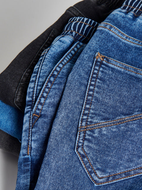 Reserved Boy's Navy Stretchy Jogger Jeans | Reserved In Lebanon