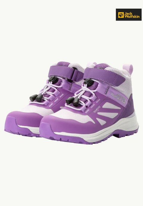 Jack Wolfskin Girl's Sea Rose Villi Hiker Texapore Mid K Boots |Jack Wolfskin in Lebanon