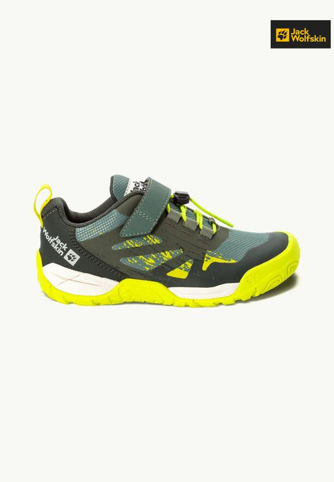 Jack Wolfskin Boy's Green Wild Action Low K Sneakers |Jack Wolfskin in Lebanon