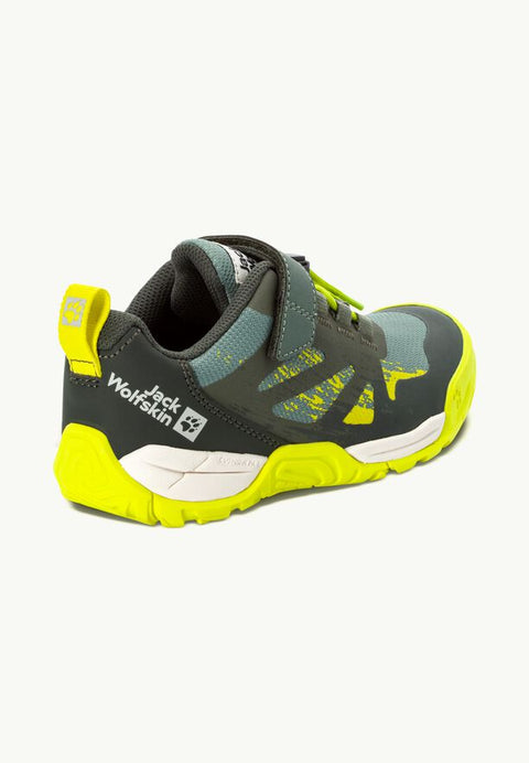 Jack Wolfskin Boy's Green Wild Action Low K Sneakers |Jack Wolfskin in Lebanon