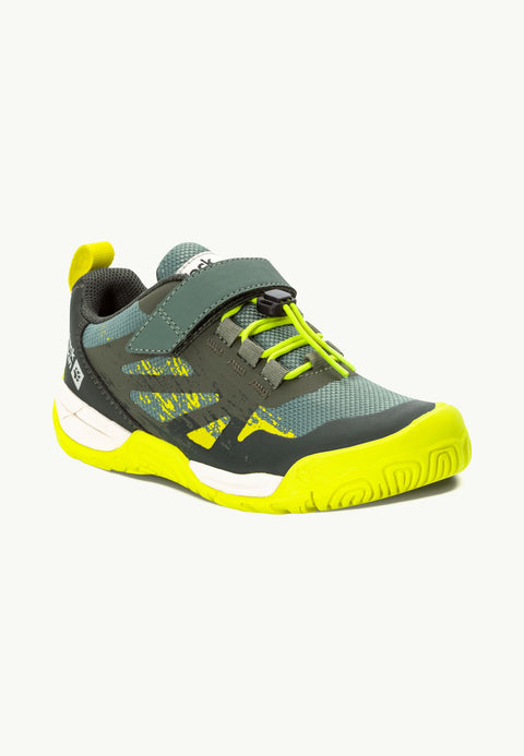Jack Wolfskin Boy's Green Wild Action Low K Sneakers |Jack Wolfskin in Lebanon