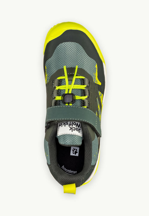 Jack Wolfskin Boy's Green Wild Action Low K Sneakers |Jack Wolfskin in Lebanon