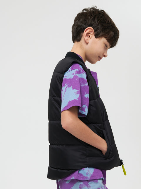 Sinsay Boy's Black Quilted Vest | Sinsay In Lebanon
