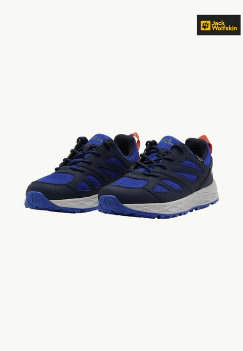 Jack Wolfskin Kid's Navy Woodland 2 Texapore Low K Sneakers |Jack Wolfskin in Lebanon