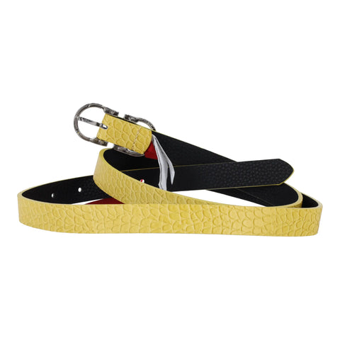 S.Oliver Women's Yellow Leather Belt |S.Oliver In Lebanon