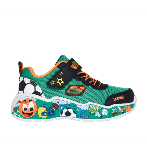 Skechers Baby Boy's Green & Black Scene Runner Sneakers | Skechers In Lebanon