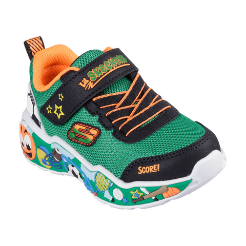 Skechers Baby Boy's Green & Black Scene Runner Sneakers | Skechers In Lebanon