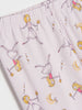 Light purple fabric with fairy pattern